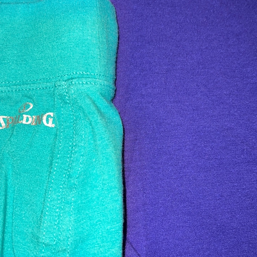 Spalding Teal & Purple Shorts Bundle - Picture 3 of 4
